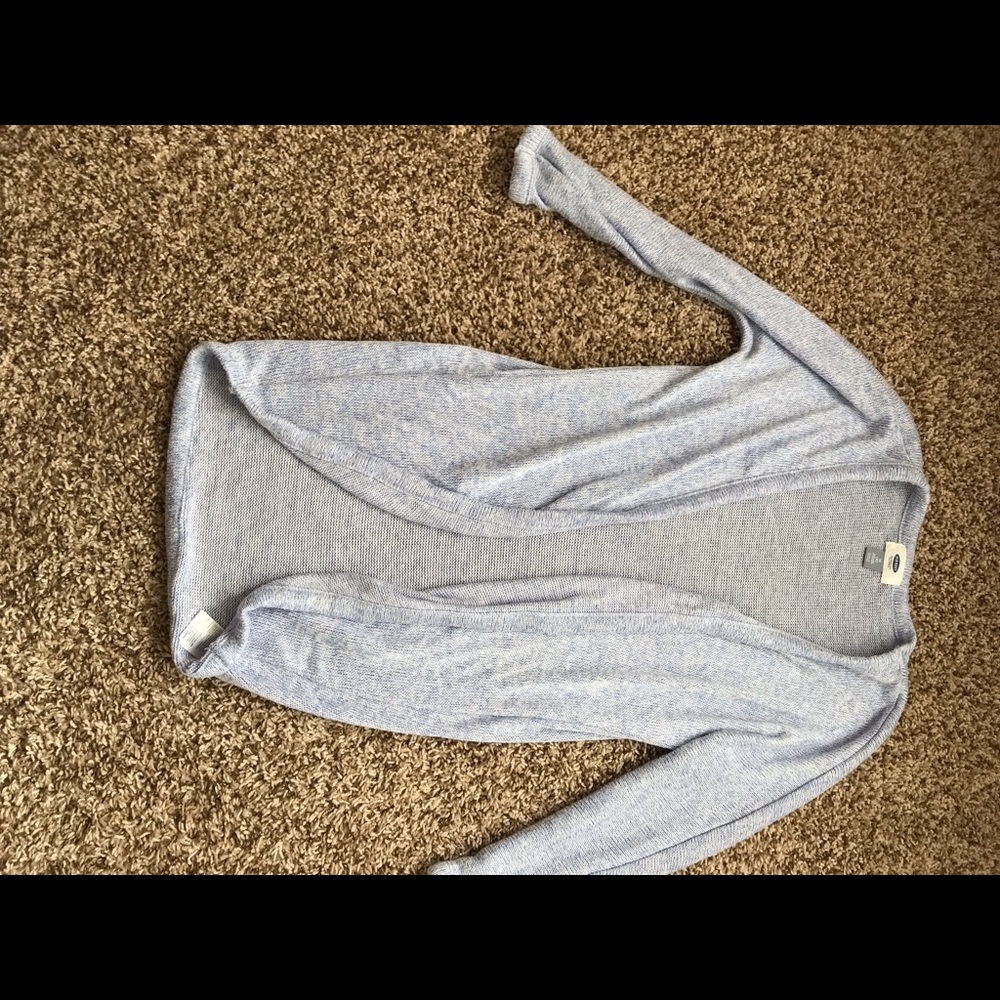 Light blue cardigan